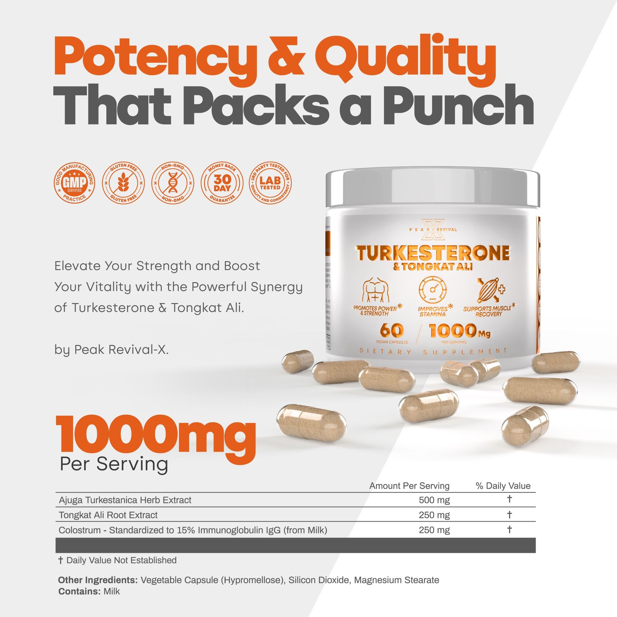 Amazon.com: Turkesterone Tongkat Ali Supplement (500mg Ajuga
